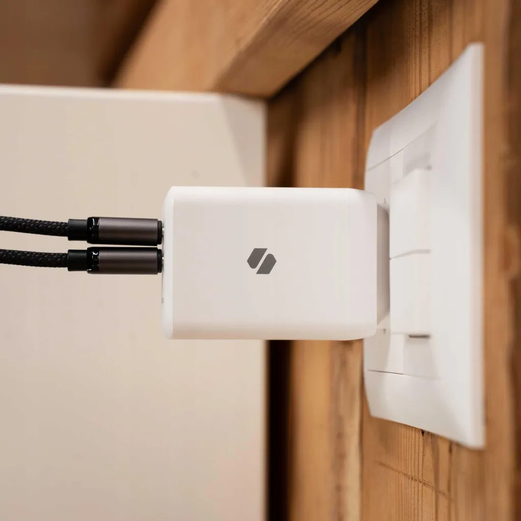 Chargeur USB-C 45W GaN SPACECASE SC007W Blanc - Pack de 2 Unités - 4