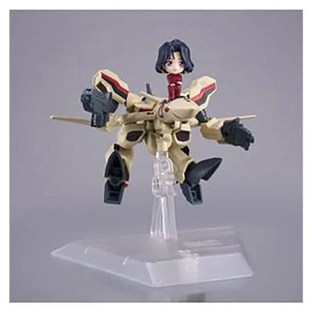Bandai Yf-19 Isamu Alva Dyson Use With Myung Fan Lone 11 Cm Figur Silber Silber One Size