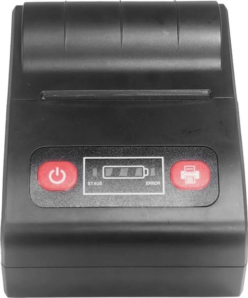 Imprimante thermique 58mm rechargeable avec écran batterie et Bluetooth