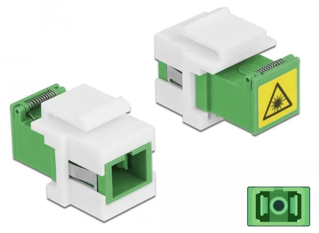 Module Keystone SC Simplex Anti-Poussière et Sécurité Laser pour Réseau
