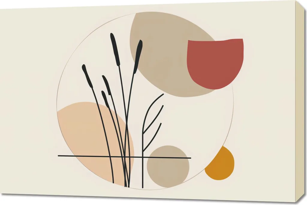 Tableau Décoratif Terre Pastel 90x60 cm pour Salon et Bureau Chic