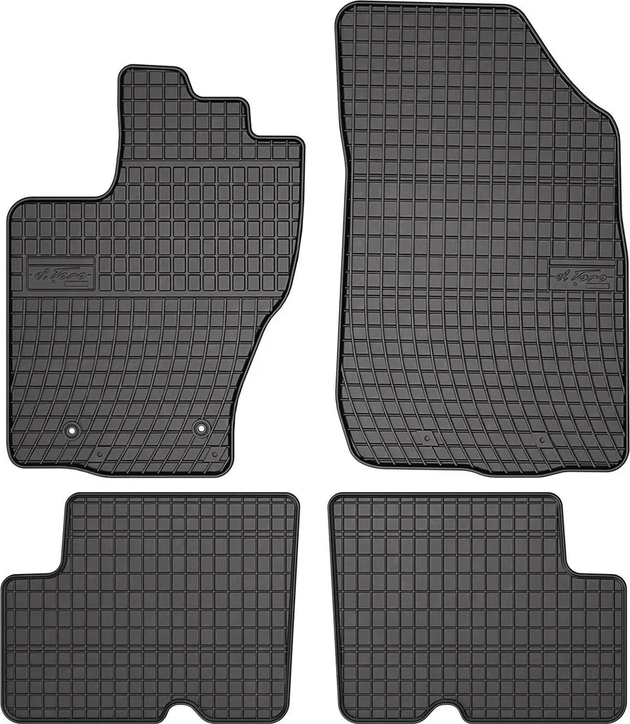 Tappetini Gomma Dacia Duster 2014-2018 | Set 4 Pezzi Alta Resistenza