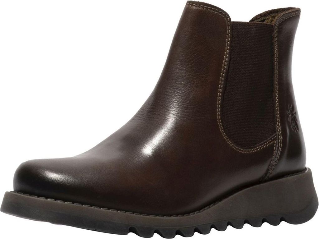 FLY London Stiefelette Stiefelette Leder/Textil