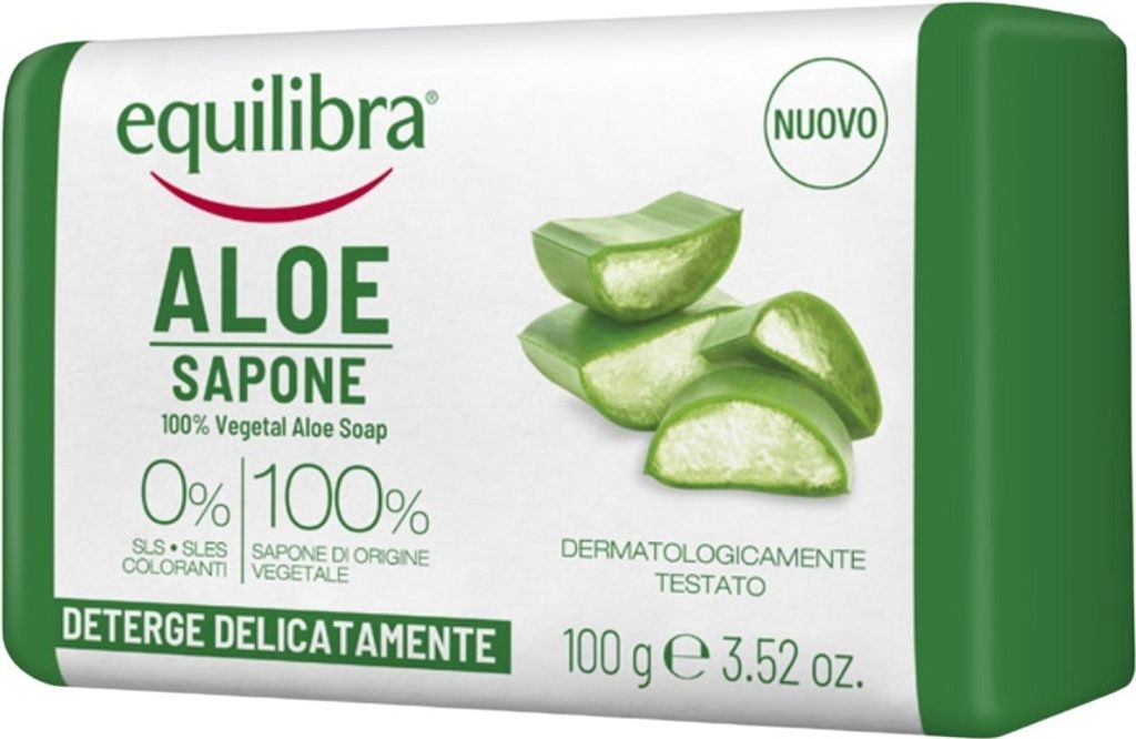 Equilibra Aloe Vera Seife, 100 g Produktbild 