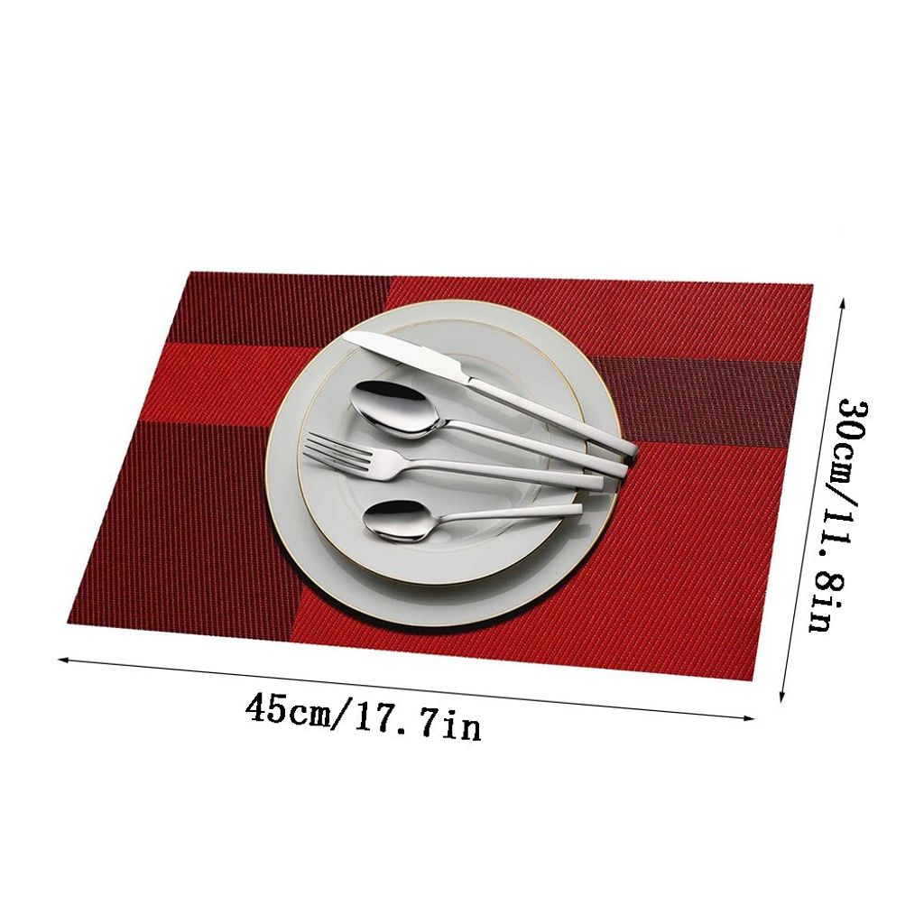 Set mit 6 waschbaren Tischsets und hitzebeständigen Produktbild 2