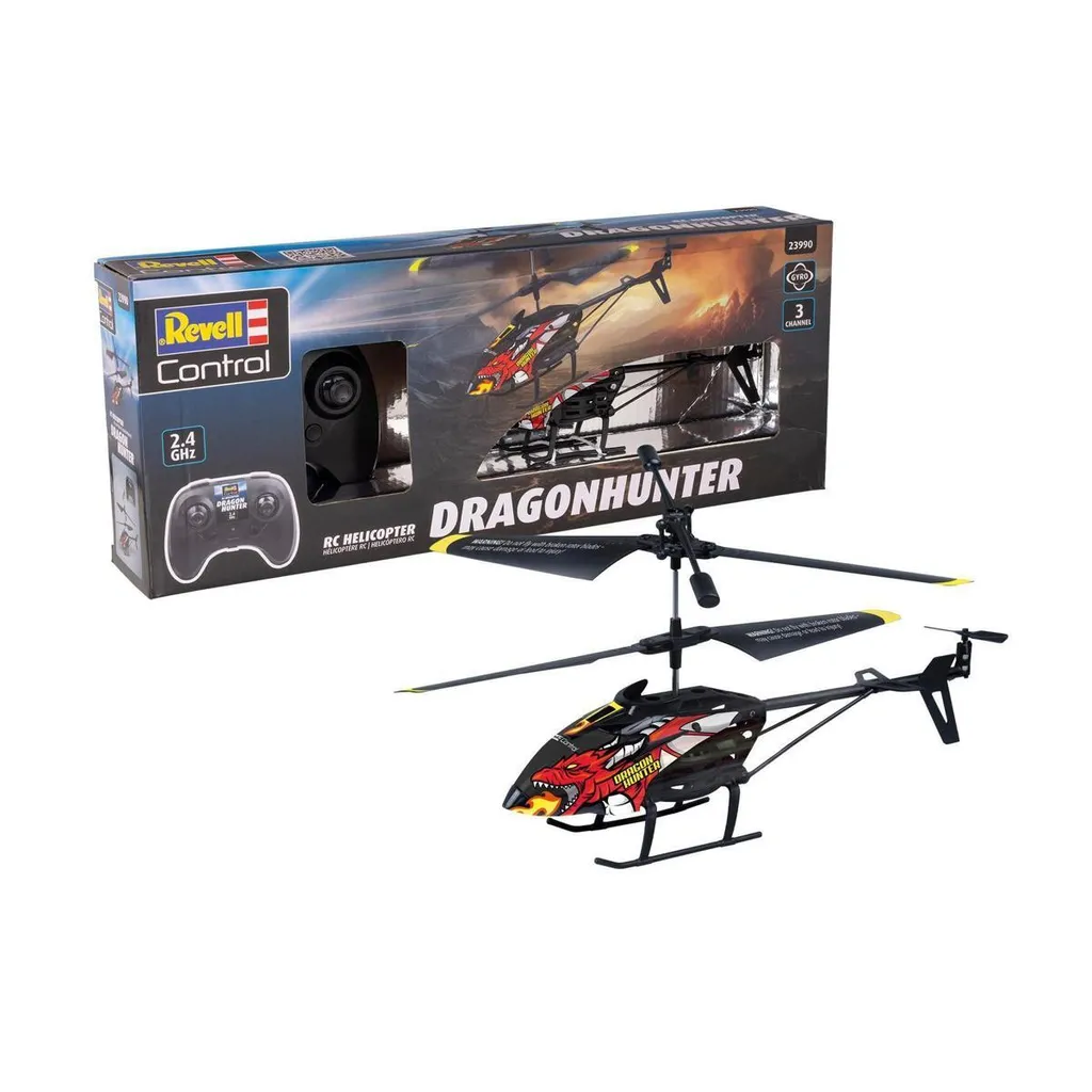Hélicoptère télécommandé Dragon Hunter Revell Jouet Vol Intérieur - 8
