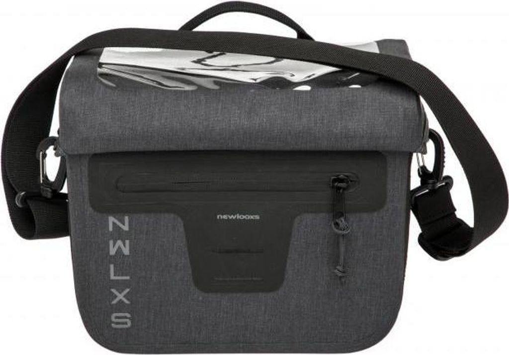 New Looxs Lenkertasche Varo Handlebar Bag grau Größe 19x27x22cm 9,5l