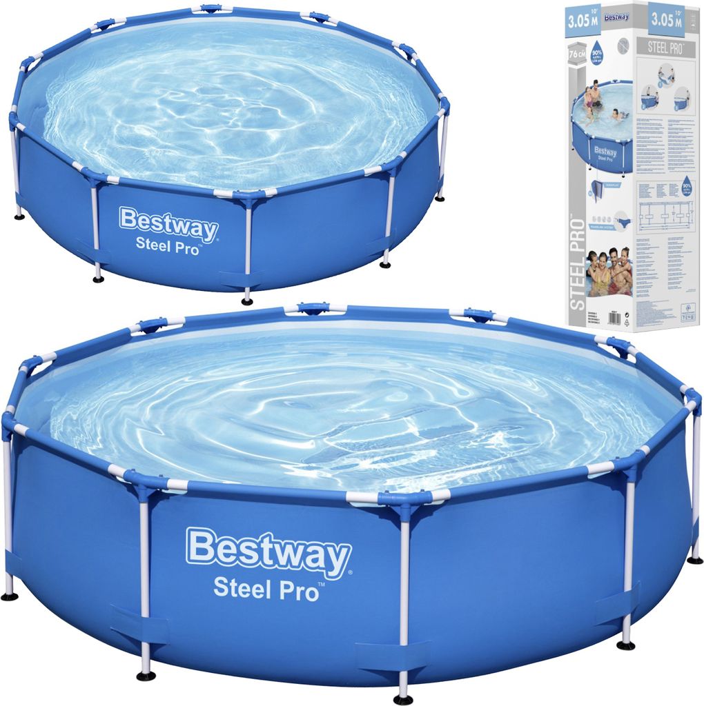Bestway Steel Pro Swimming-Pool 305x76 cm Produktbild 16