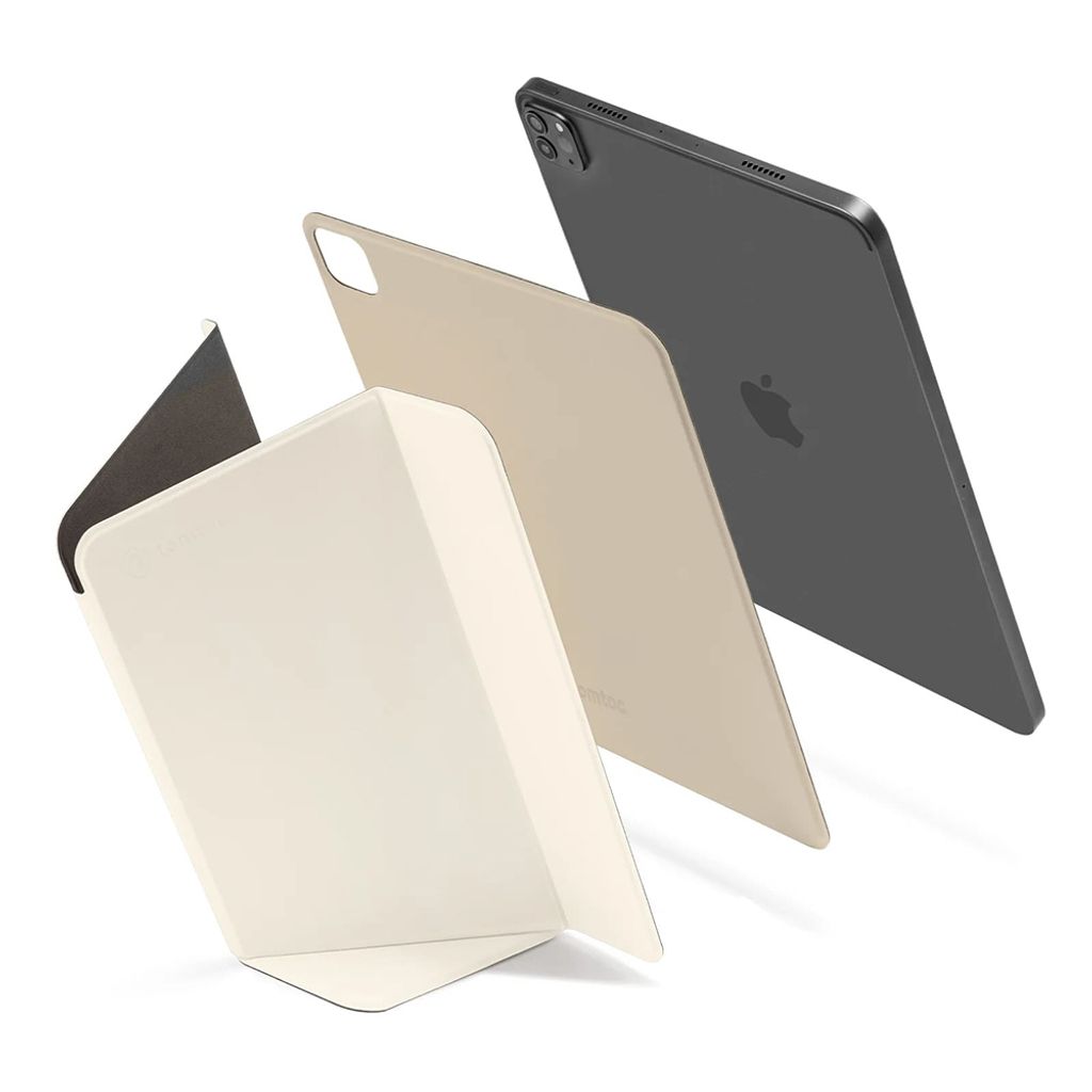 tomtoc Inspire B52 Abnehmbare Tablet-Hülle für 11 Zoll iPad Pro, Elfenbeinweiß