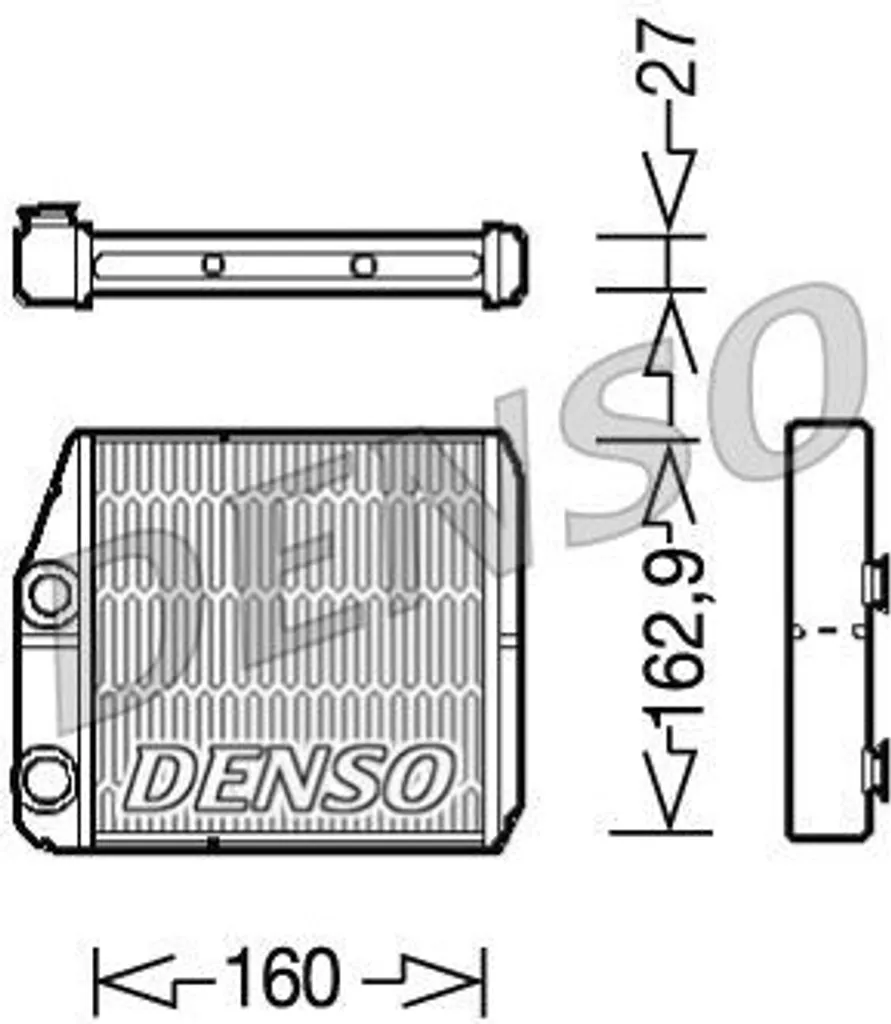 DENSO DRR09035 Échangeur de Chaleur Chauffage OE 77364283 pour Ducato
