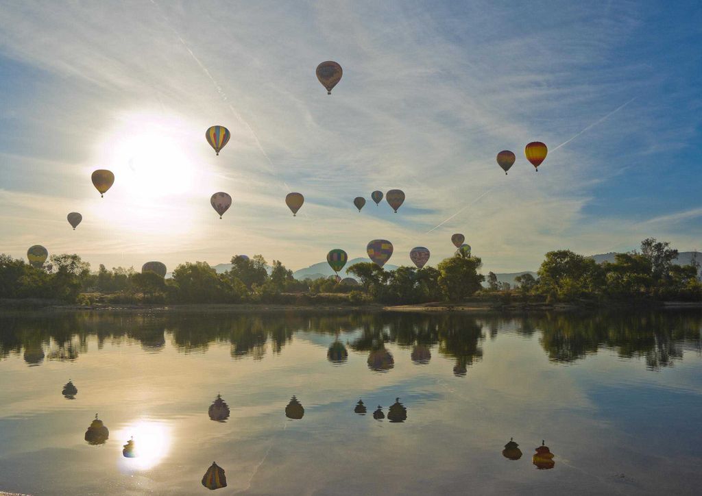 hansepuzzle 20294 - Heißluftballon Puzzle, 260 Teile, Fortbewegung, 41,0 x 28,0cm mit hochwertiger Aufbewahrung, Kartonbox & Beutel