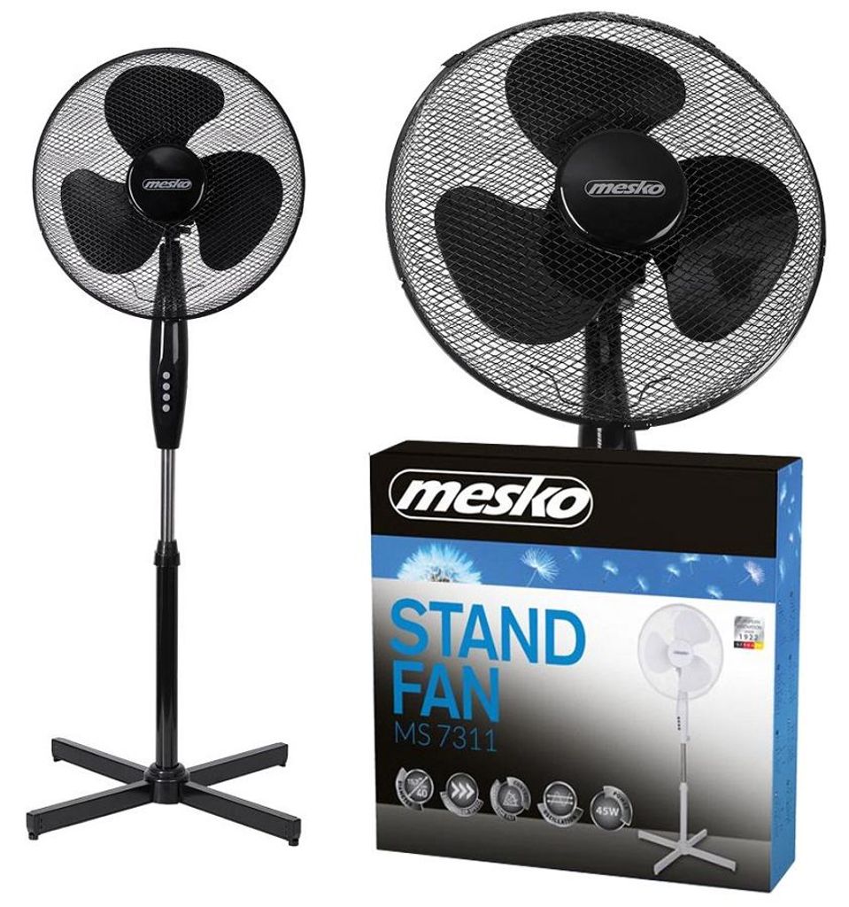 Mesko Home MS 7311, Haushalts-Lamellenlüfter, Weiß, Flur, Produktbild 