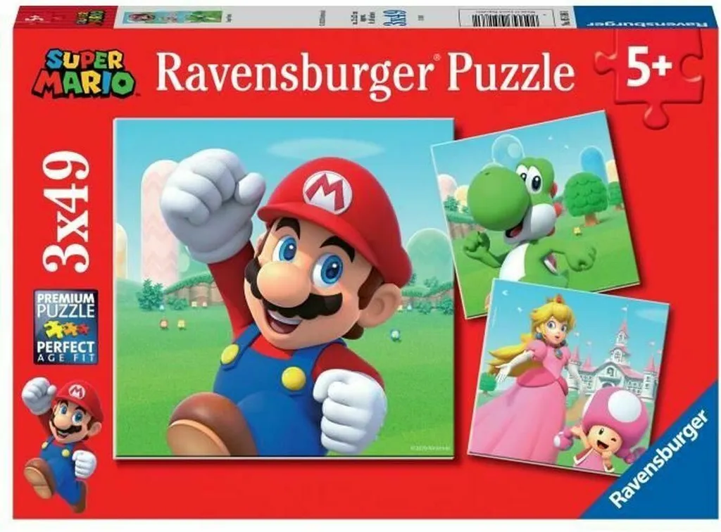 Puzzle Super Mario Ravensburger 147 pièces - Haute qualité Softclick