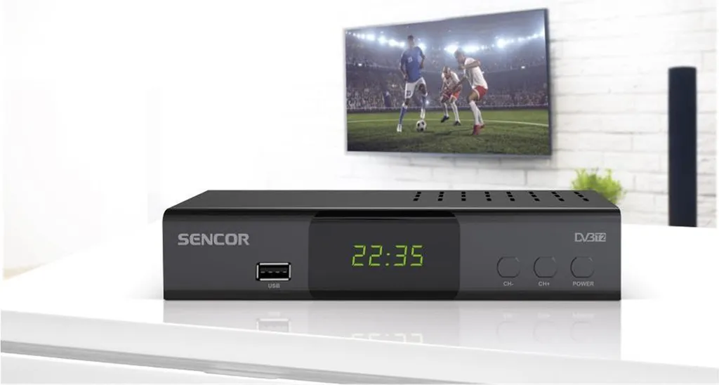 Décodeur TNT HD Sencor SDB 5007T Tuner Terrestre pour TV et Moniteur - 4