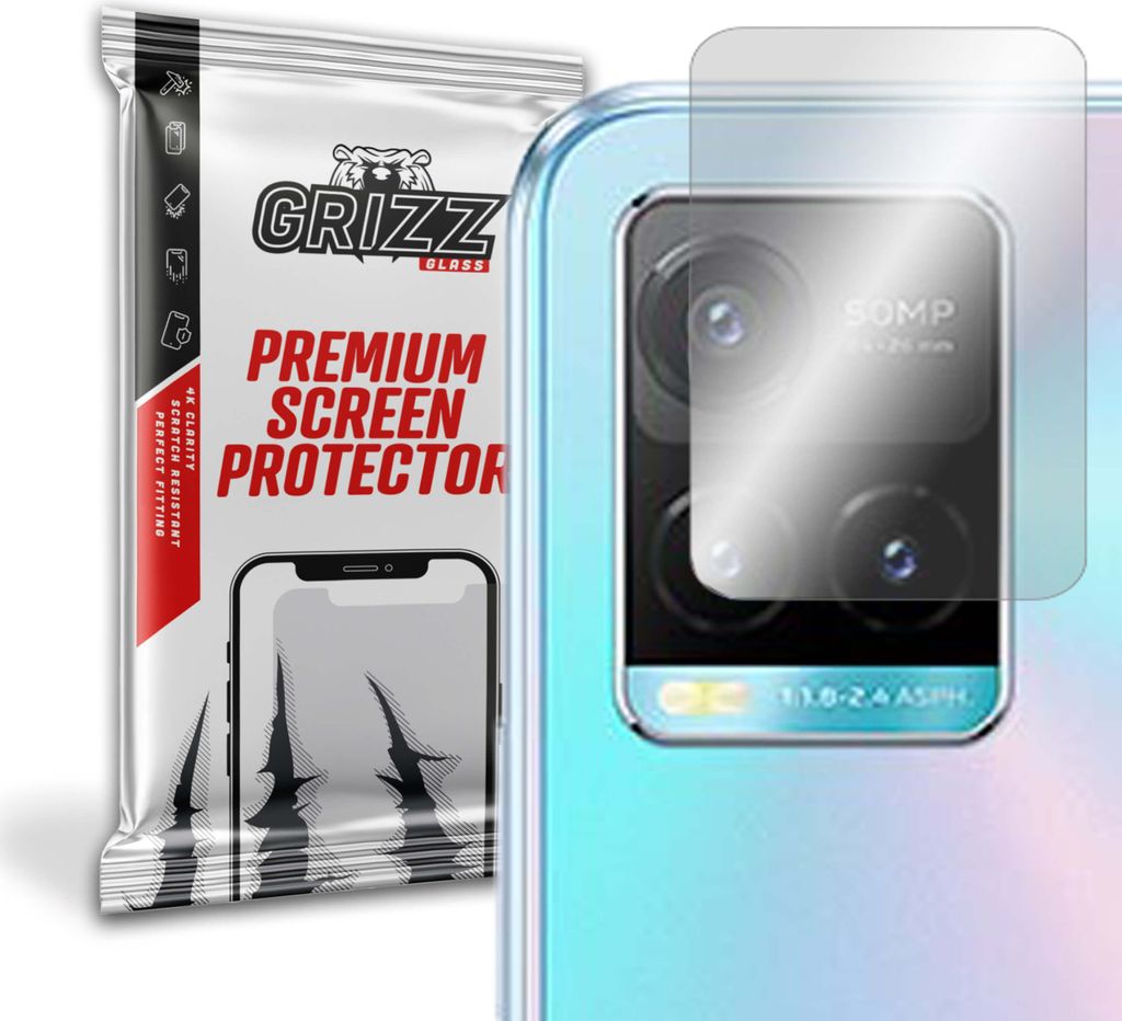 Glas für die Kamera GrizzGlass HybridGlass für Vivo Y33T