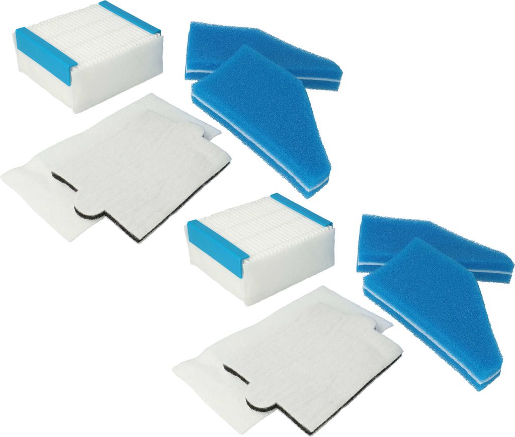 vhbw 10x Filter kompatibel mit Thomas 786 524, 786 525, 786 550, 786 551, 786 532, 786 552, Cycloon Hybrid Family & Pets Staubsauger