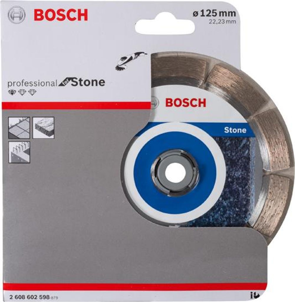 Diamanttrennscheibe Standard for Stone, 125 x 22,23 x 1,6 x 10 mm, 1er-Pack