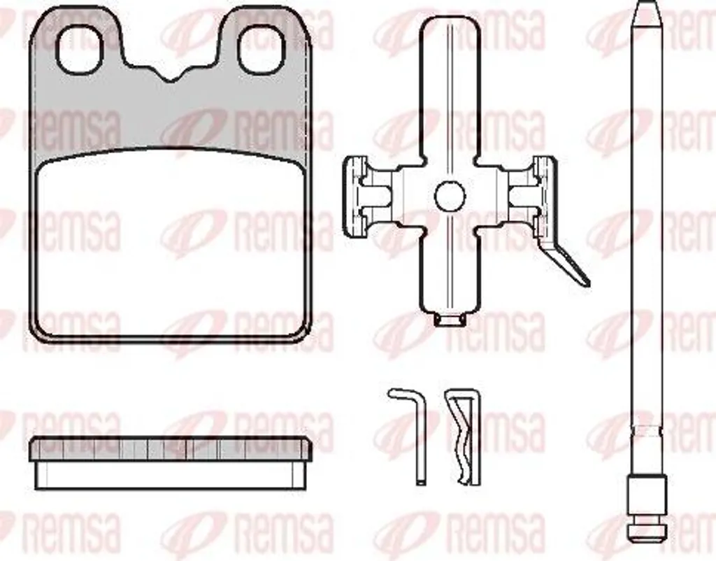 Jeu de plaquettes de frein à disque OE 77367680 pour SUV Stelvio