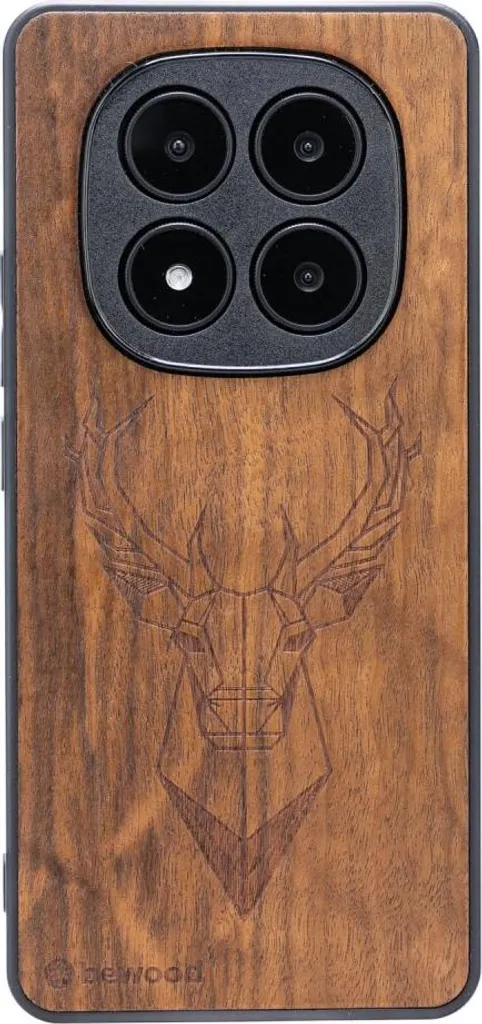 Cover Xiaomi Redmi Note 14 Pro+ 5G Bewood Legno Imbuia Deer Premium