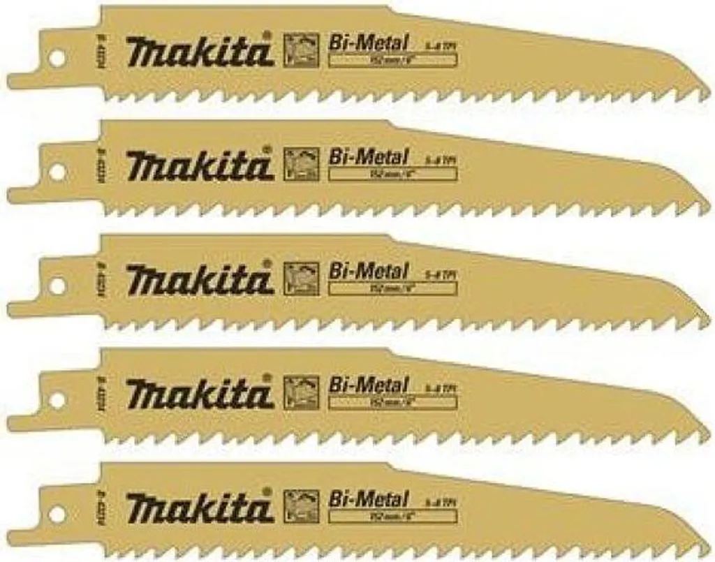 Lame de scie sabre anti-casse Makita B-43234 Bimétal 13 cm 5x