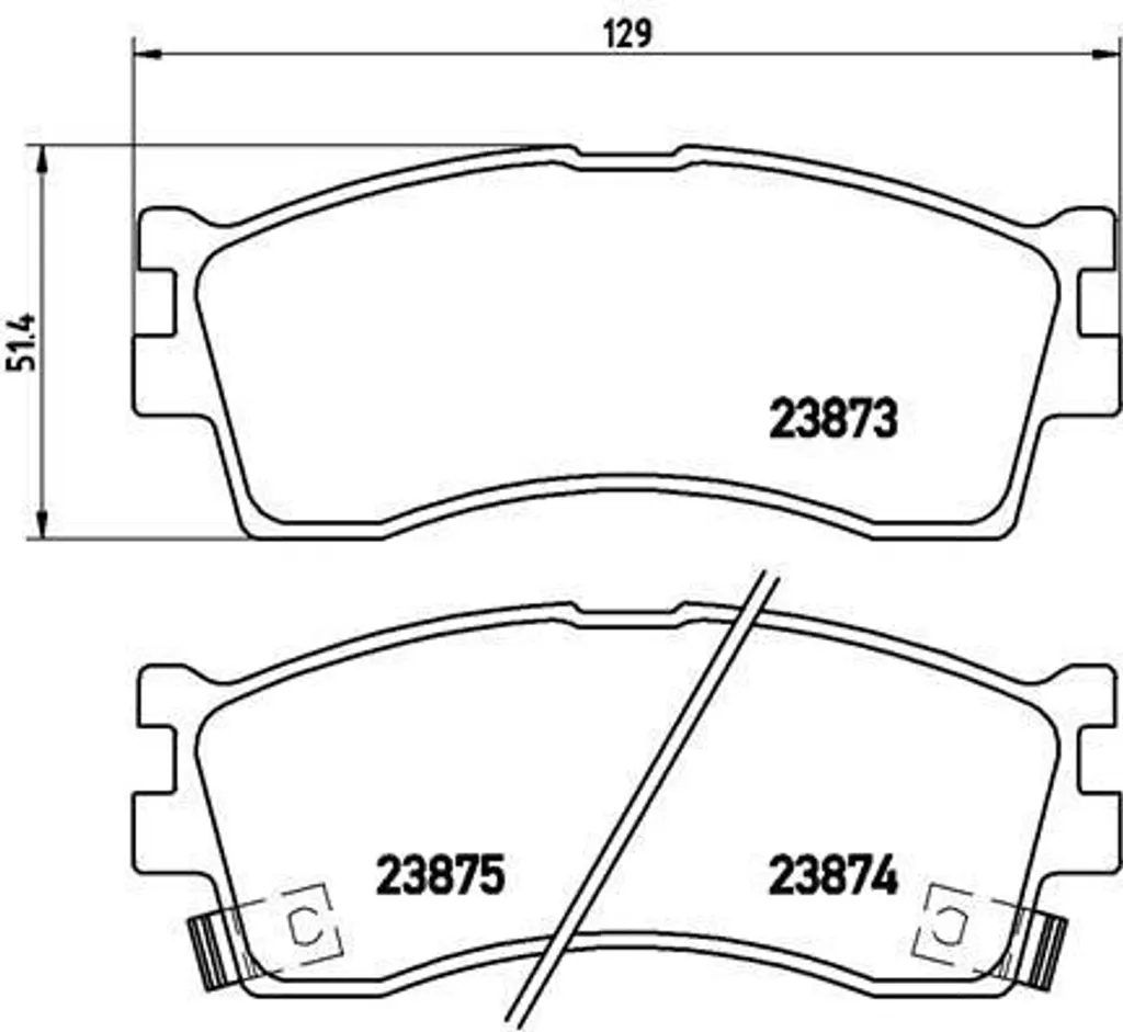 Plaquettes Brembo P 30 016 Haute Endurance pour Kia Carens I et Rio 1.5 1.3