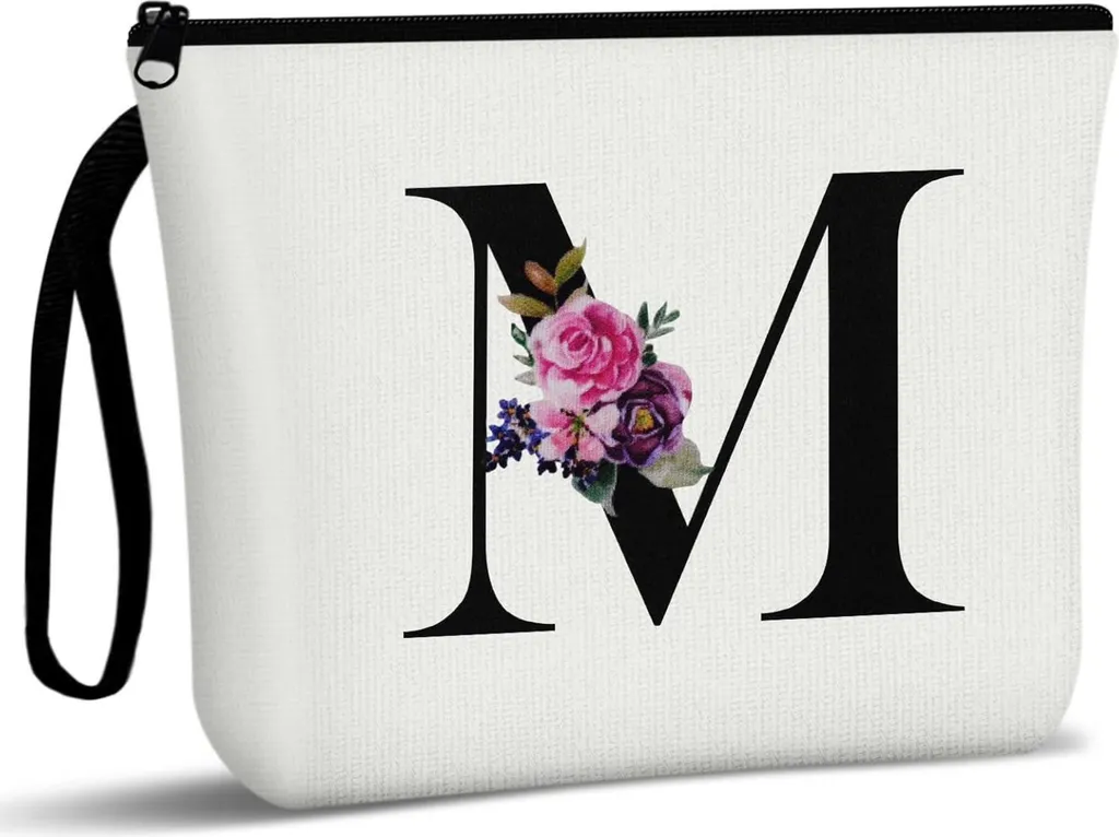 Grande Trousse de Maquillage en Toile pour Femme - Vanity de Voyage Chic