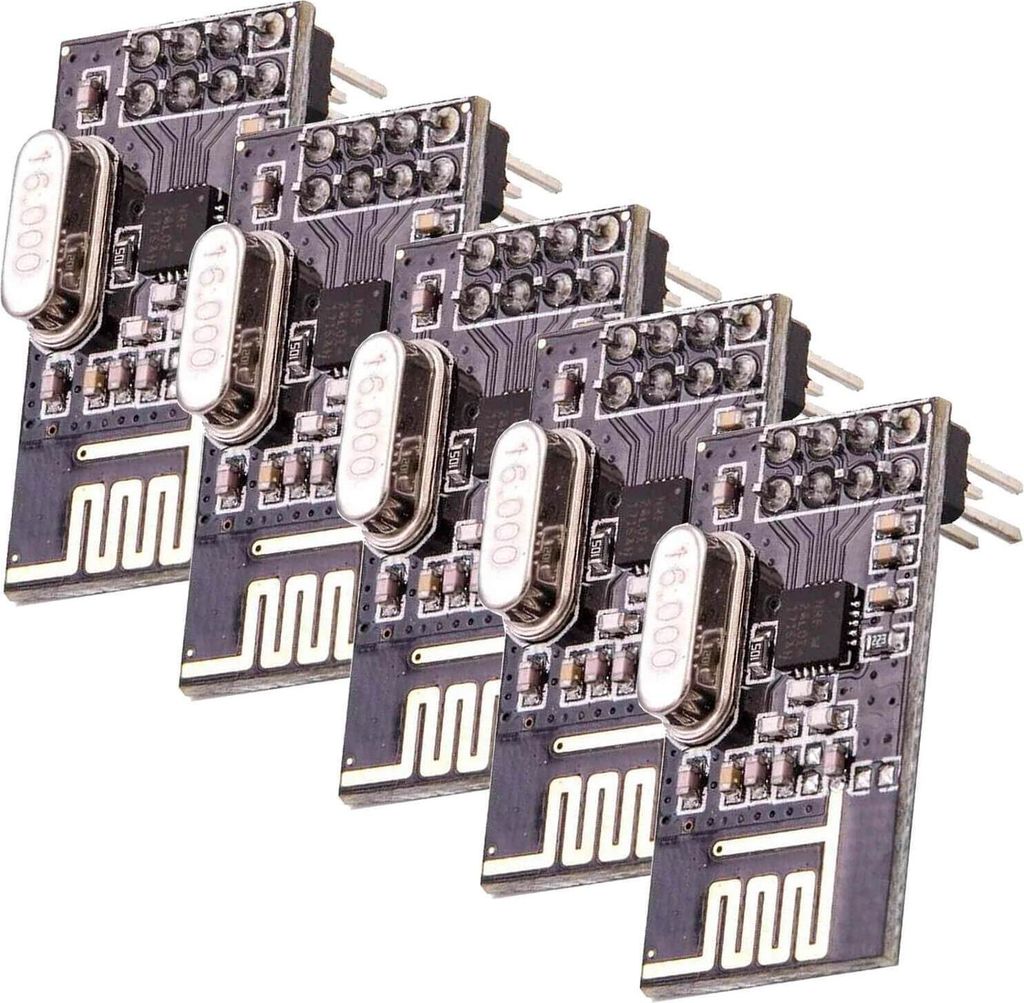 Mini NRF24L01 + Modulo Ricetrasmettitore Wireless SMD Un 2,4 GHz - Foto 5