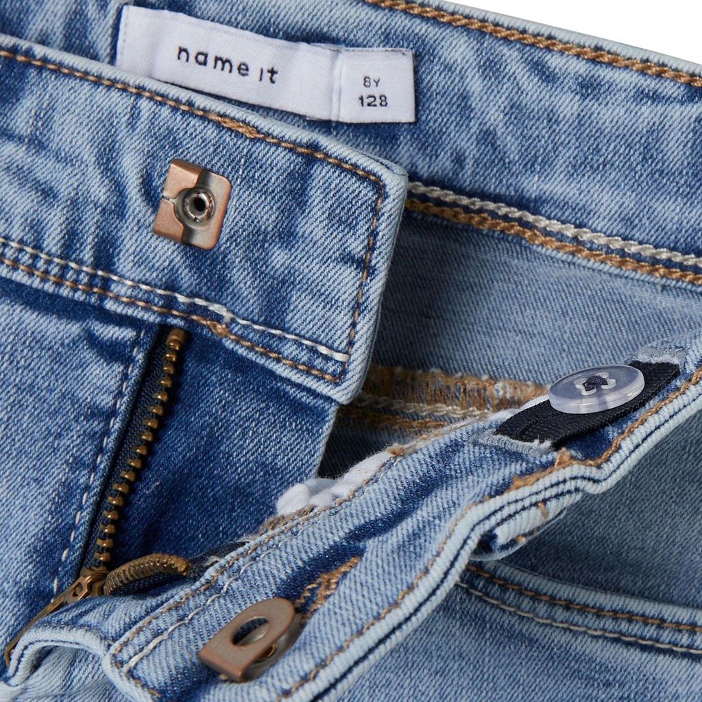 Jean Boot Pour Fille - Modèle Évasé Tendance Printemps - Marque Name It - Confortable Et Stylé