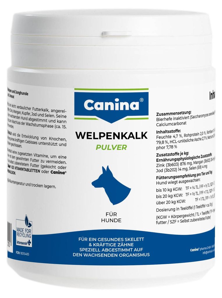 Canina Puppy Lime Powder 300g Obrázok produktu 