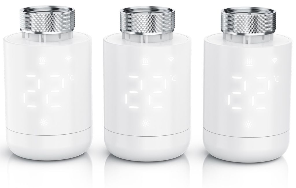 Brandson Smart Heizkörperthermostat 3er Set mit WLAN und Produktbild 