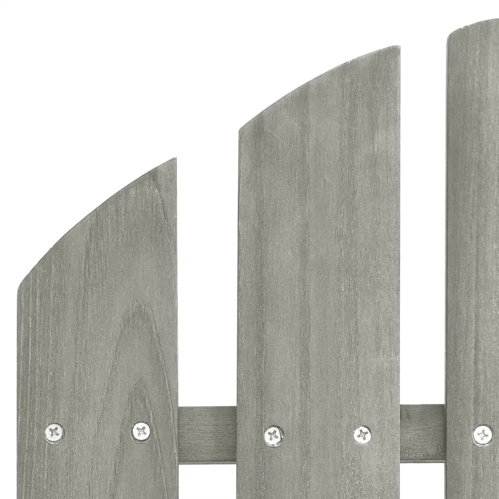 Chaise à bascule jardin bois gris : fini le mal de dos en extérieur - 4