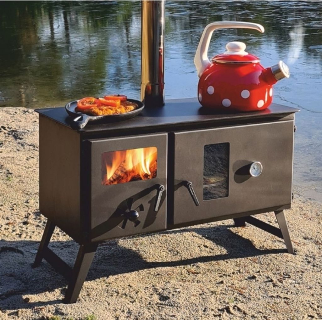 Outdoor-Küchenherd "Traudel" - Holzbackofen, Gartenkamin, Produktbild 7