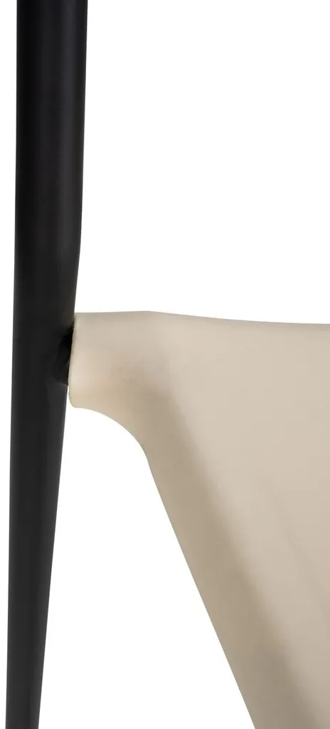 Sgabello da bar Genua nero crema: Eleganza Moderna per Cucina e Locali - 7