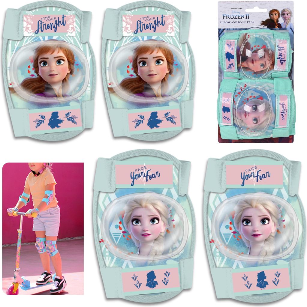 Die Eiskönigin Elsa und Anna Minzknieschoner und Produktbild 