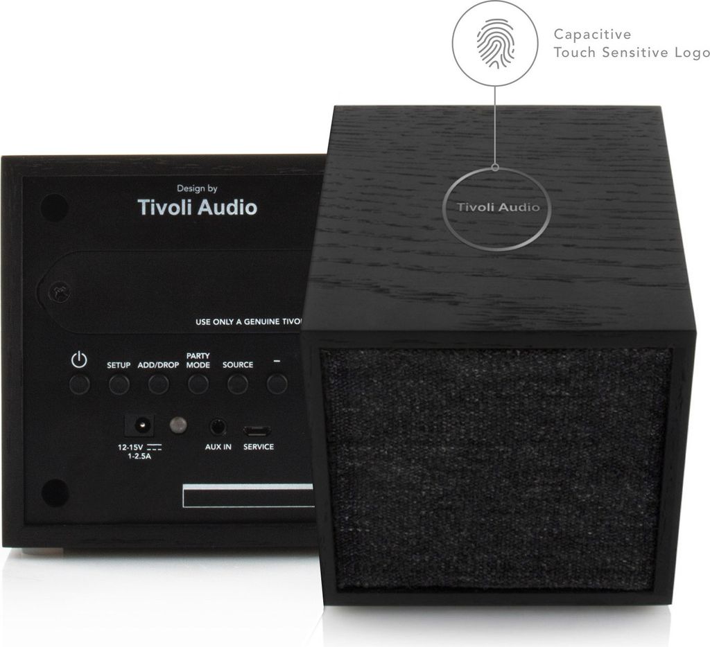 Tivoli Audio CUBE, 7,62 cm, Verkabelt & Kabellos, Tragbarer Produktbild 