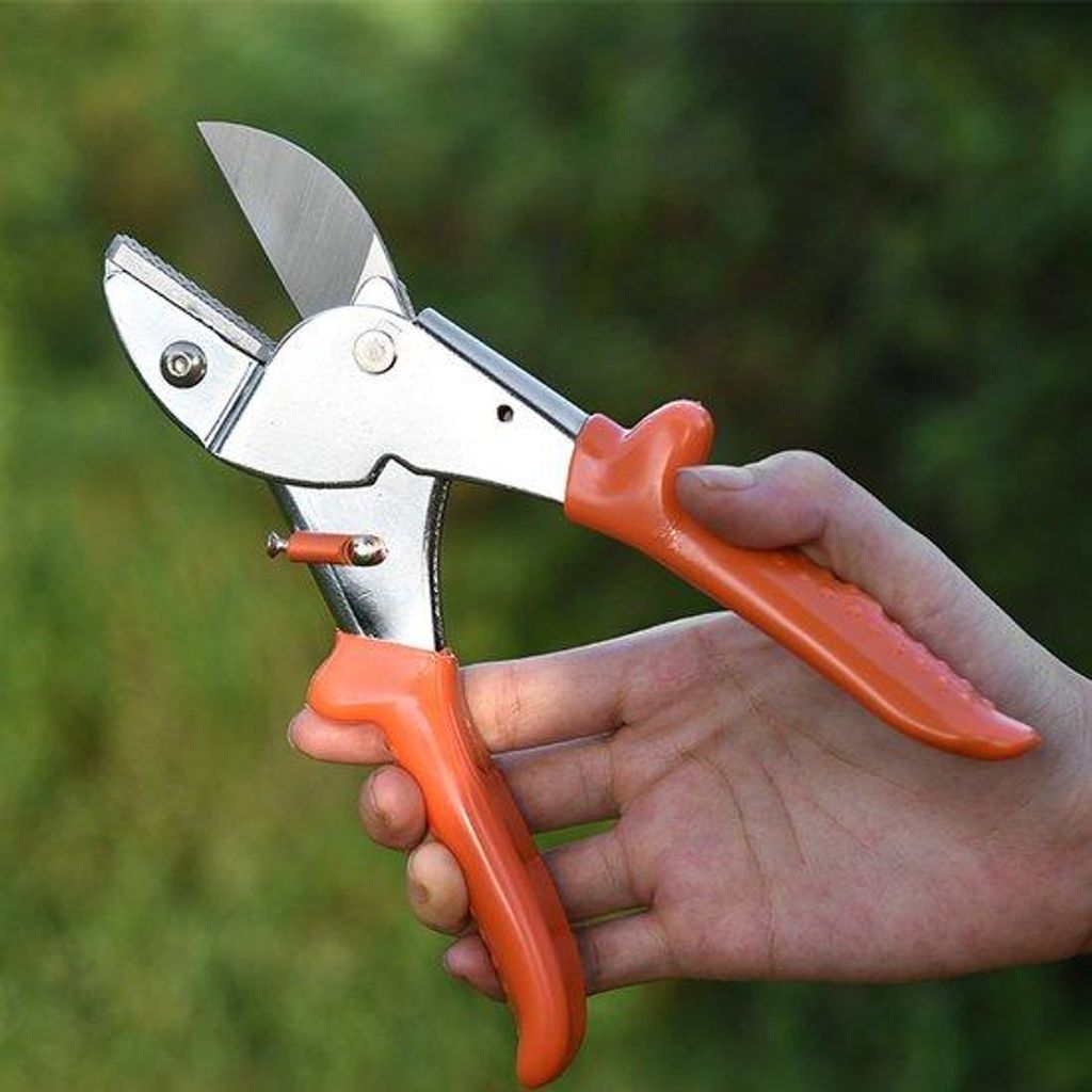 Stahl-Schnitt-Schere, robuste Schere für dicke Obstbäume und Blumen, starke Schere, 20cm, Metallschere