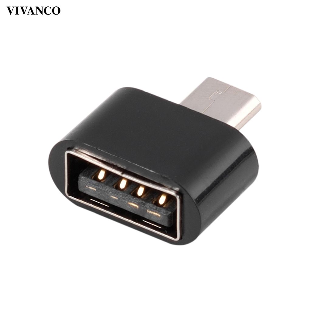 ViVanco™CAM 17C OTG, Micro-USB B, USB A, Schwarz Produktbild 