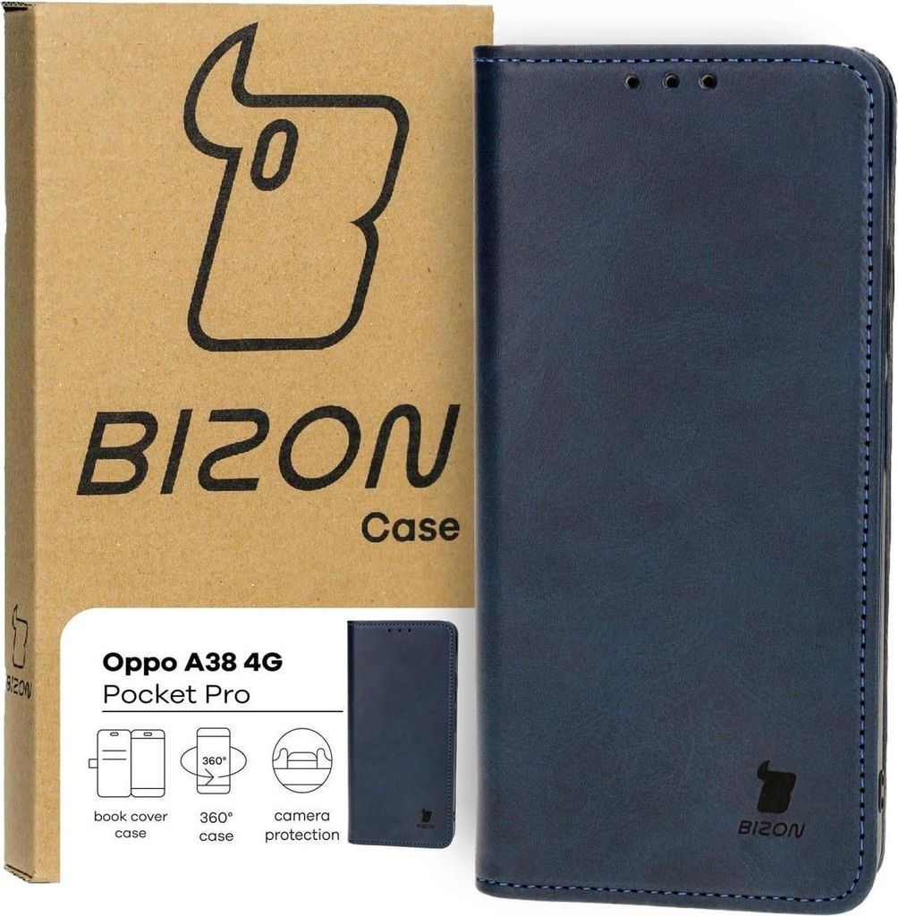 Bizon Case Pocket Pro Oppo A38 4G marineblau Produktbild 