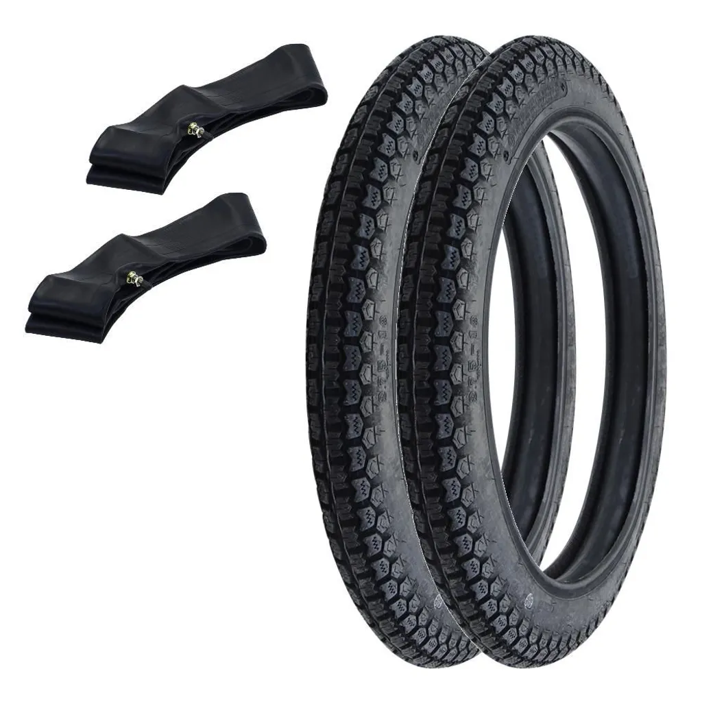 Pneu MZ 250 Kenda K254 2.75-18 Classic Grip Haute Adhérence avec Tubes