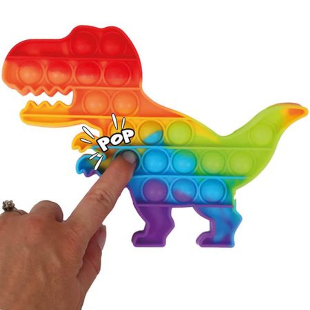 Rainbow Bubble Toy Pop it Dino Produktbild 4
