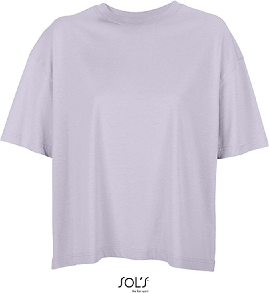 SOLs 03807 | WomenŽs Boxy Oversized T-Shirt - Gekämmte Baumwolle - Farbe: Lilac - Größe: L