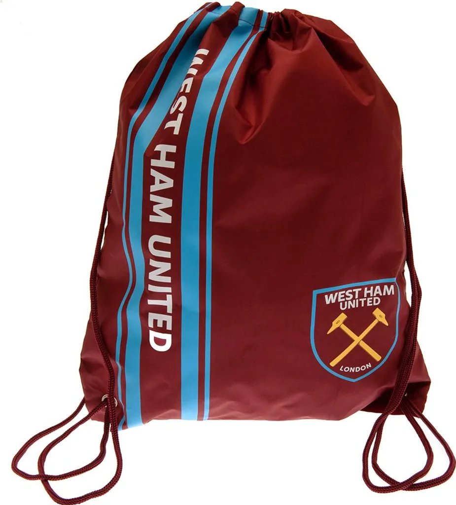 Zaino da ginnastica WEST HAM UNITED a strisce