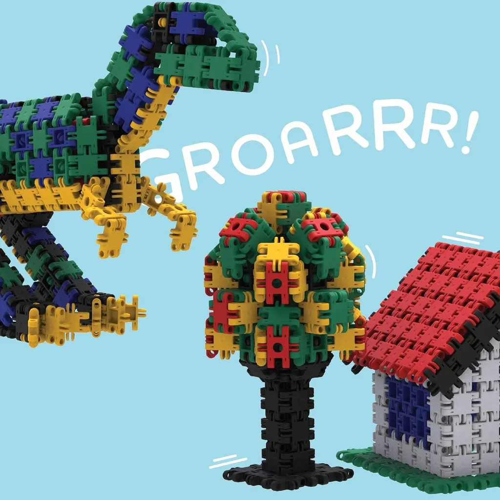 Clicformers Nano Clics 500 pièces - Blocs à assembler haute précision - 3