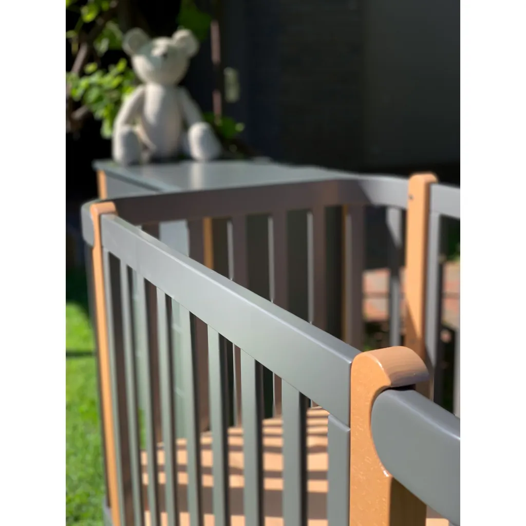 Lit Enfant Design 120x60 cm Veres Monaco Idéal pour Cododo Doux - 14