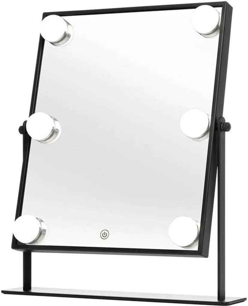 Miroir LED UNIQ Noir : fini le maquillage raté avec cet éclairage studio