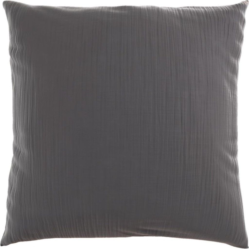 Kopfkissenbezug aus Musselin DARK GREY