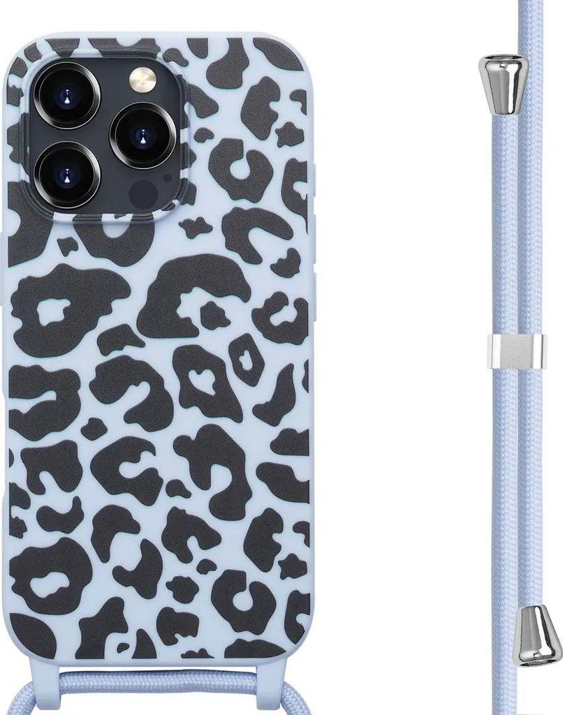 Custodia iMoshion iPhone 16 Pro Max Lilla - Cover con Cordino Anti-Caduta