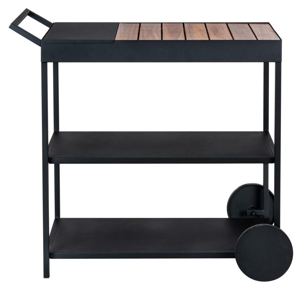 WENKO Servierwagen Miro Black Outdoor Kitchen Produktbild 