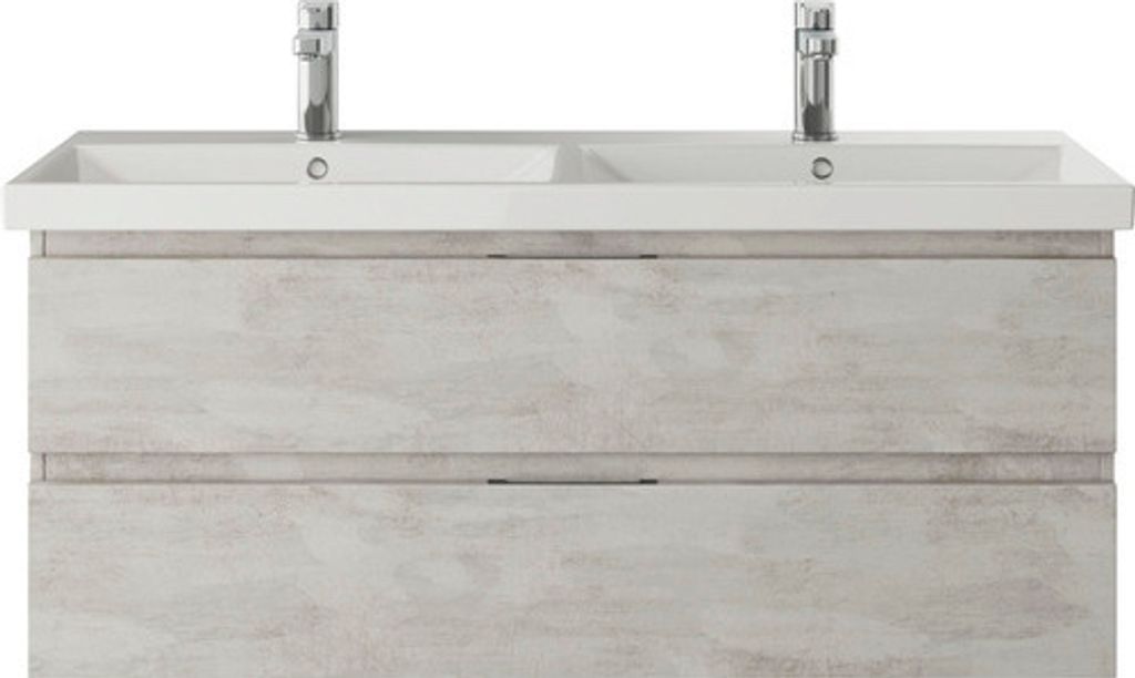 Waschtischunterschrank Pelipal Xpressline 4035 BxHxT 116 x 48,2 cm x 43,5 cm Frontfarbe grau 4035.031102