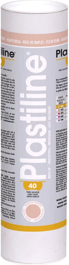 Plastiline Plastiline, 1 kg, Härtegrad 40 (sehr weich) - Neapelrosa 1240T